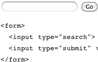 Renderização do Safari/Mac do campo type=search